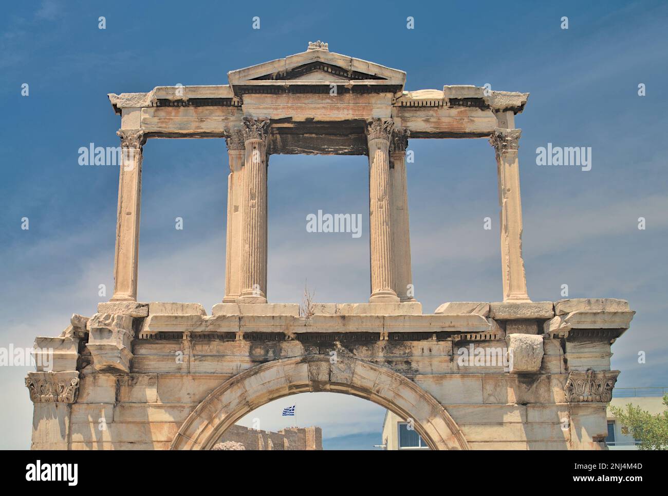 Greek Gate Hadrian's Gate - Athens, Greece Stock Photo - Alamy