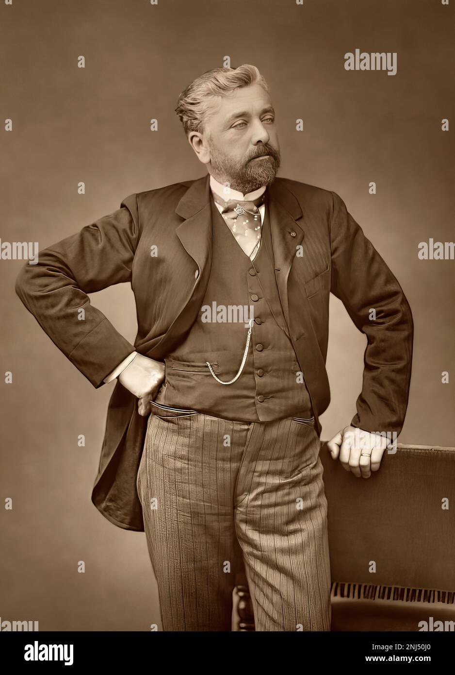 Alexandre Gustave Eiffel, 1832 – 1923, French engineer, after a ...