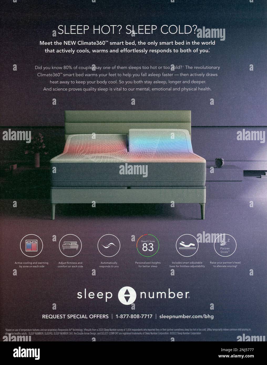 "Better Homes & Gardens" Jan/Feb 2023 magazine issue advert Stock Photo