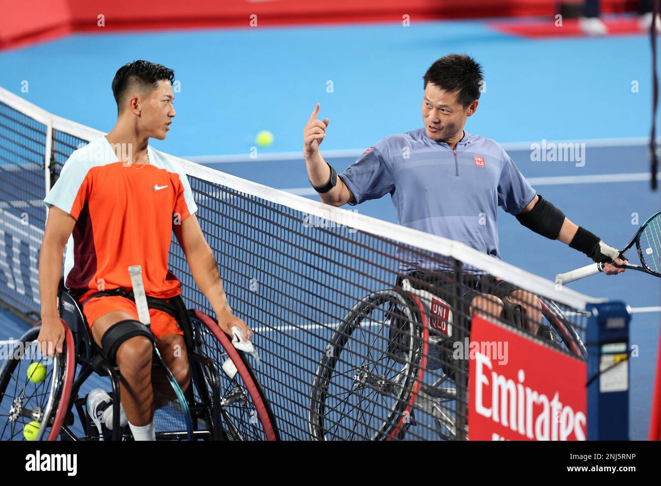 Japanese Shingo Kunieda celebrates after defeating his fellow Tokito