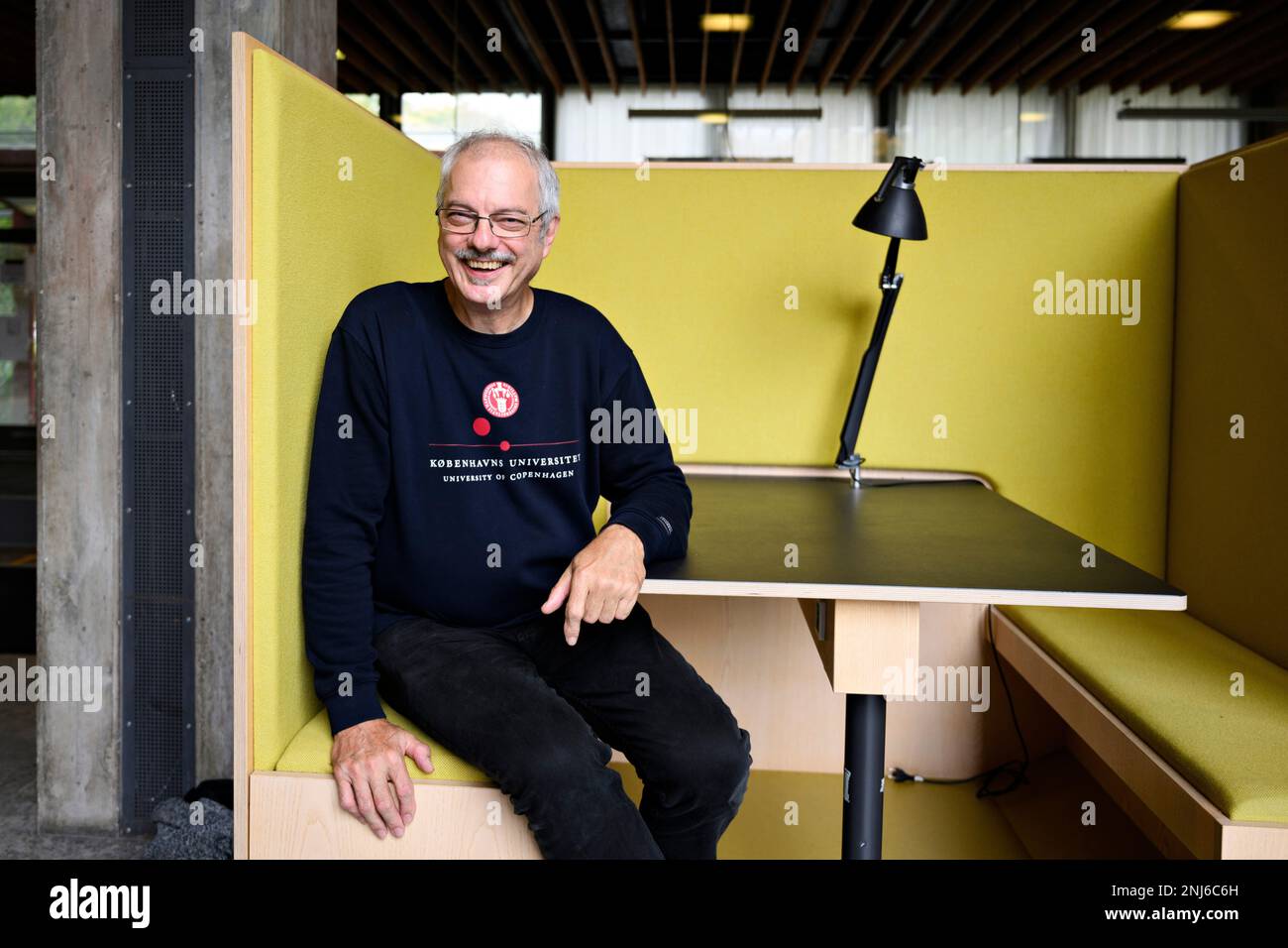 Nobel Prize in Chemistry winner Morten Meldal smiles at the University