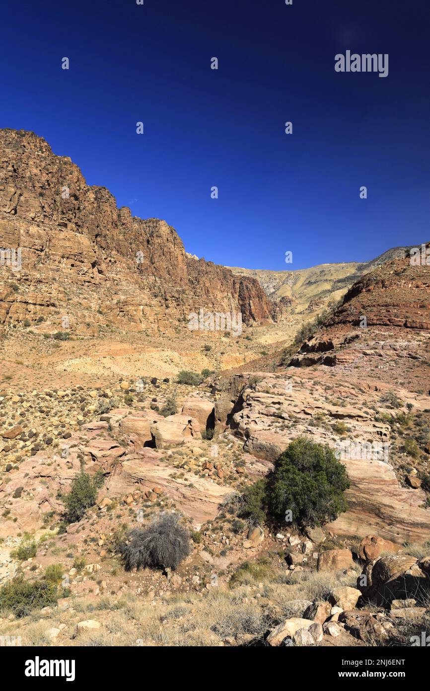 View through the Dana Biosphere Reserve, Wadi Dana, southcentral