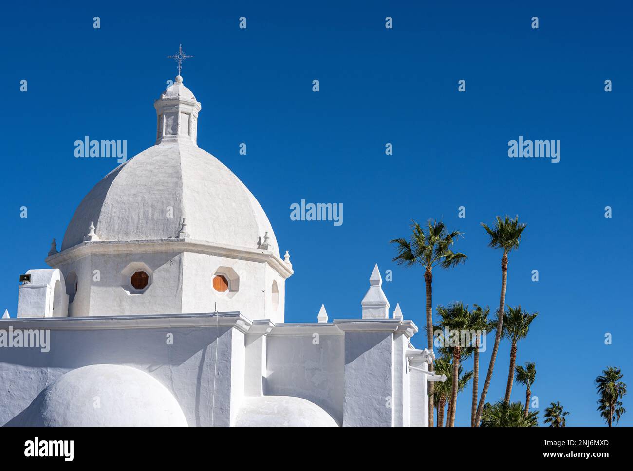 Immaculate Conception Catholic Church in Ajo, Arizona is one of the few