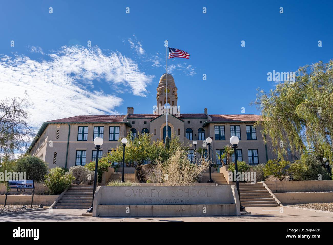 Ajo, AZ Nov. 28, 2022 The Curley School, an historic public school