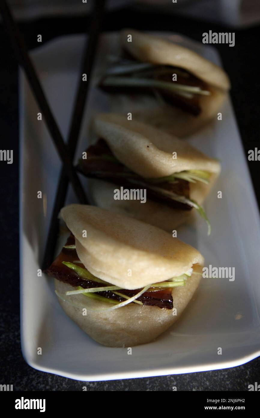 Braised pork belly in clam shell buns at Charles Phan's new Chinese ...