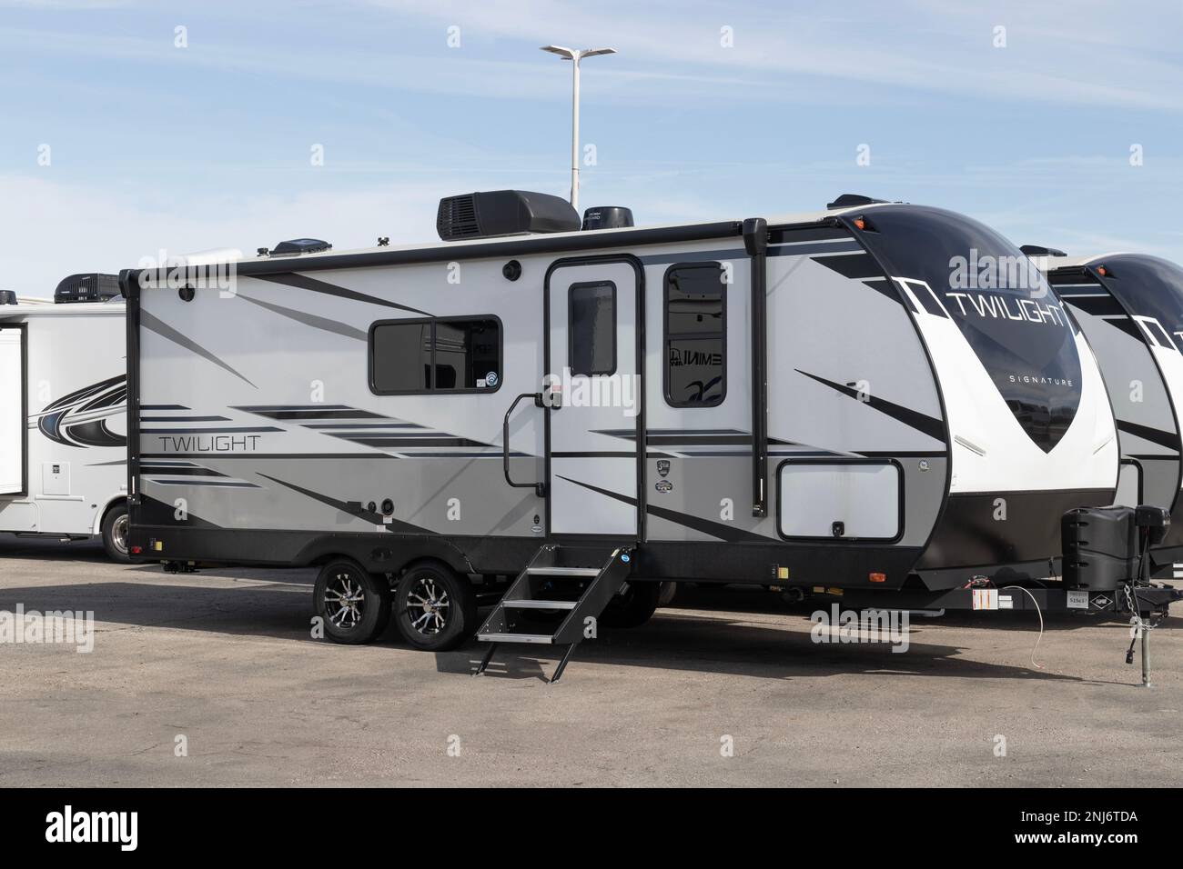 Indianapolis Circa February 2023 Twilight Signature fifth wheel travel trailer by Thor RV