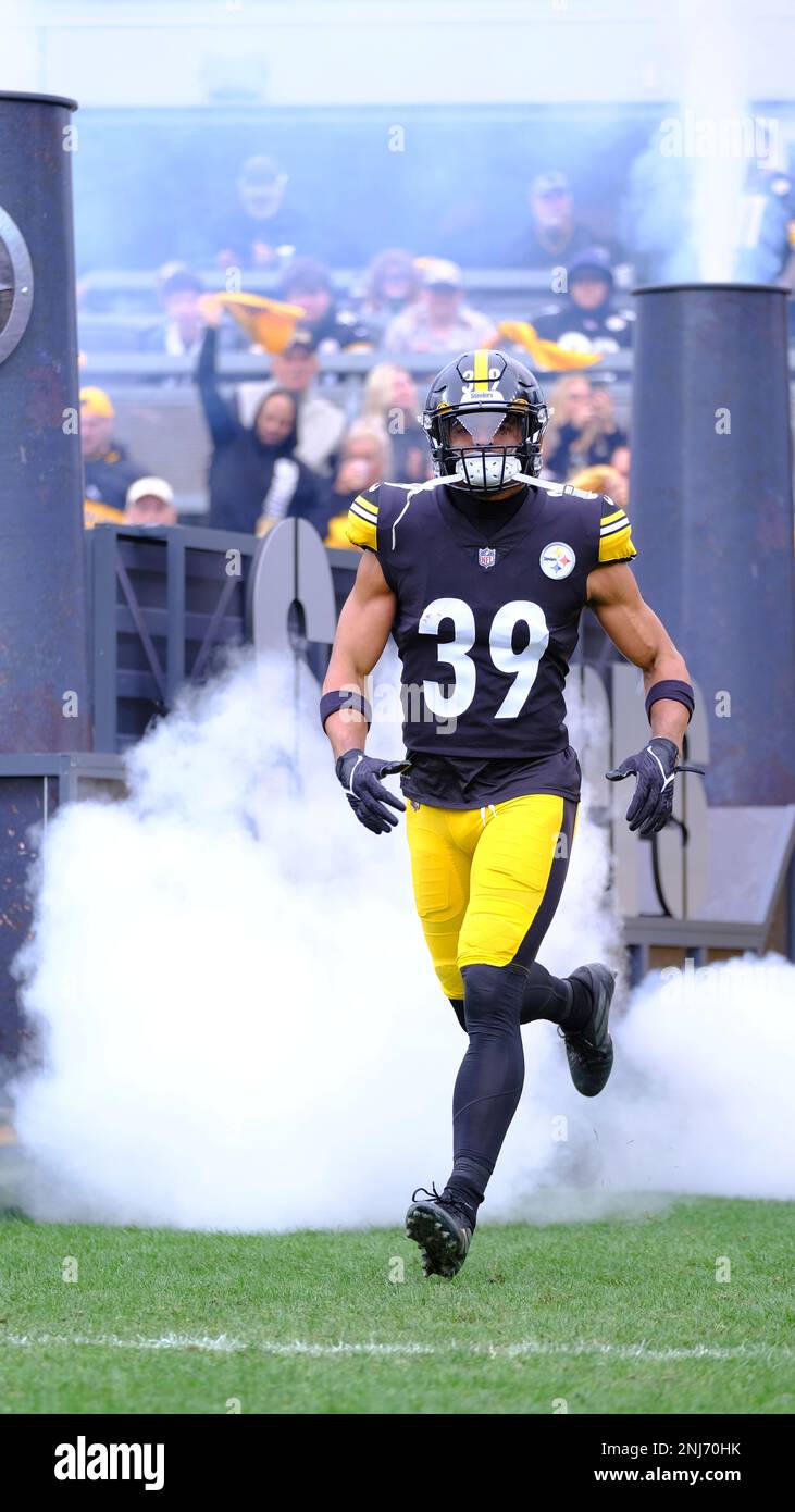 OCT 2nd, 2022: Minkah Fitzpatrick #39 during the Pittsburgh Steelers vs New  York Jets game in Pittsburgh, PA at Acrisure Stadium. Jason Pohuski/CSM  (Credit Image: © Jason Pohuski/CSM via ZUMA Press Wire) (