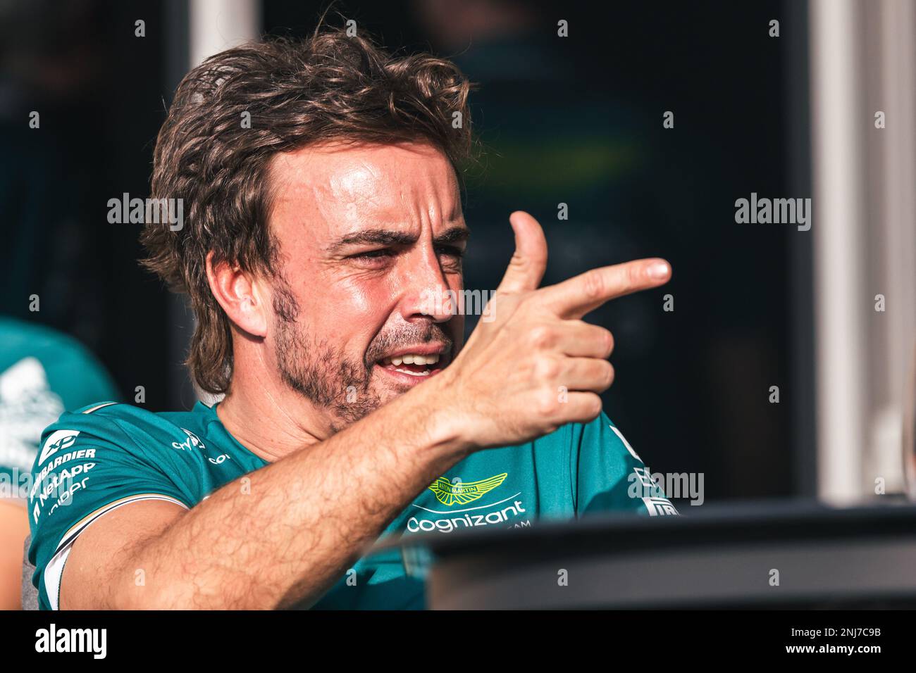 Fernando Alonso (ESP) Aston Martin F1 Team. 22.02.2023. Formula 1 Testing, Sakhir, Bahrain, Preparations.  Photo credit should read: XPB/Press Association Images. Stock Photo