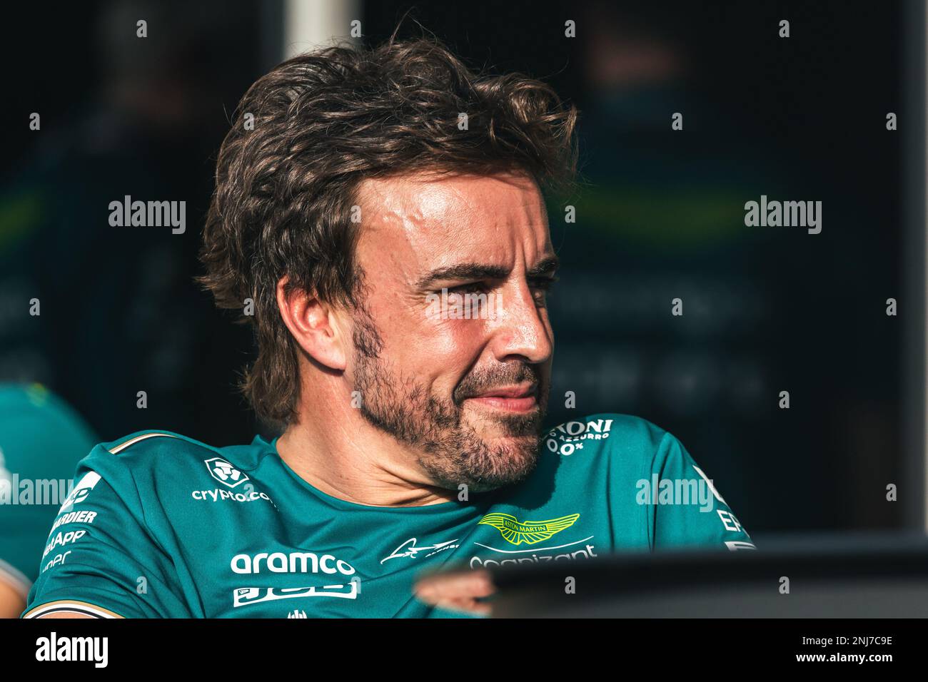 Fernando Alonso (ESP) Aston Martin F1 Team. 22.02.2023. Formula 1 Testing, Sakhir, Bahrain, Preparations.  Photo credit should read: XPB/Press Association Images. Stock Photo