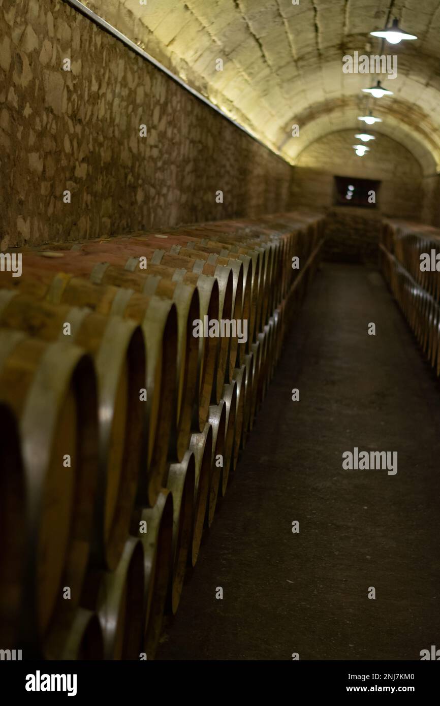 Rioja aging in french oak hi-res stock photography and images - Alamy