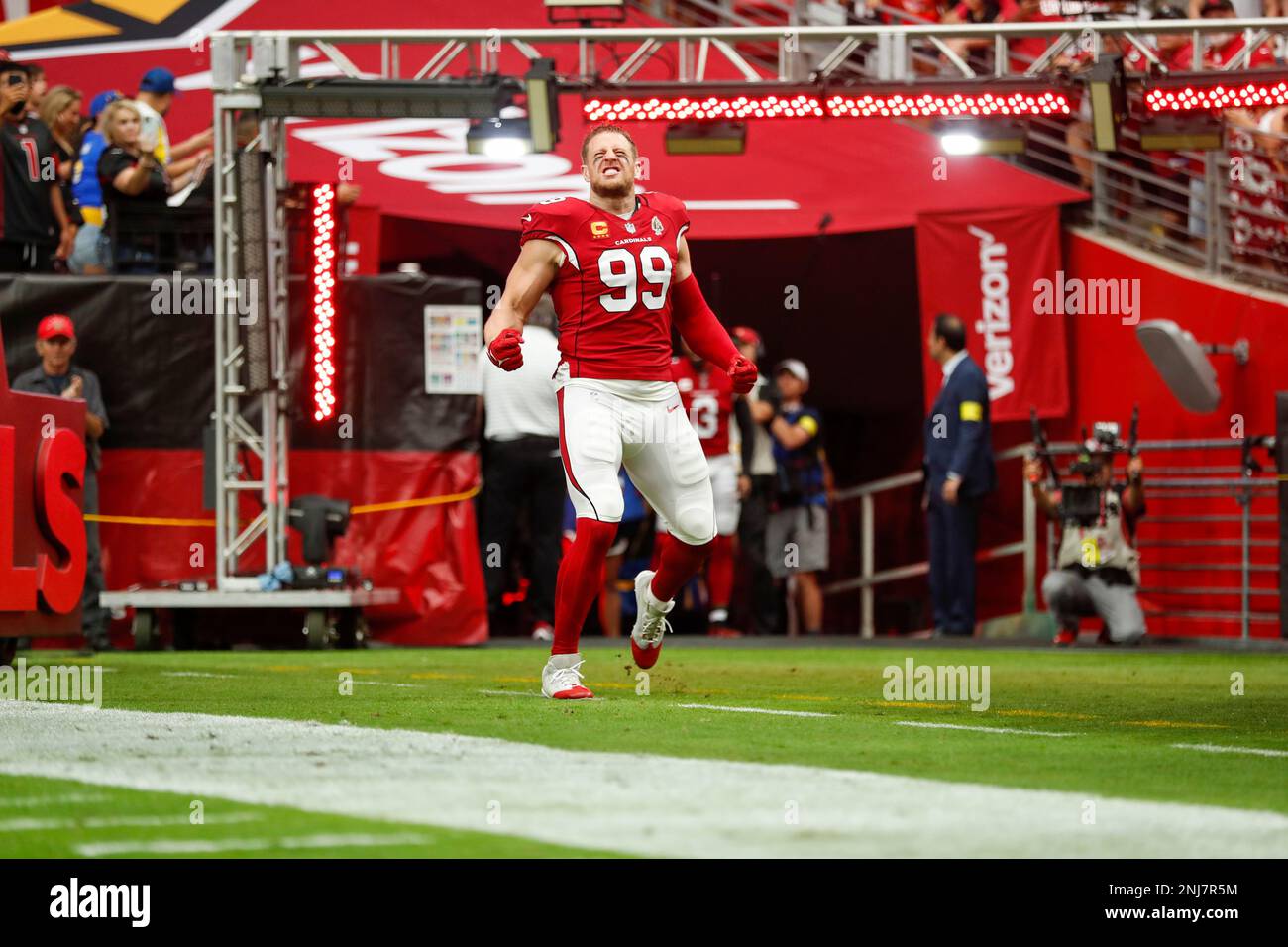 PHOENIX, AZ - SEPTEMBER 25: Arizona Cardinals defensive end J.J.