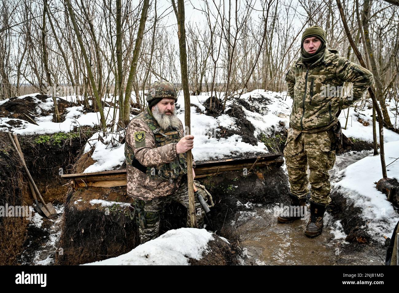 ZAPORIZHZHIA REGION, UKRAINE - FEBRUARY 19, 2023 - Servicemen Of The ...