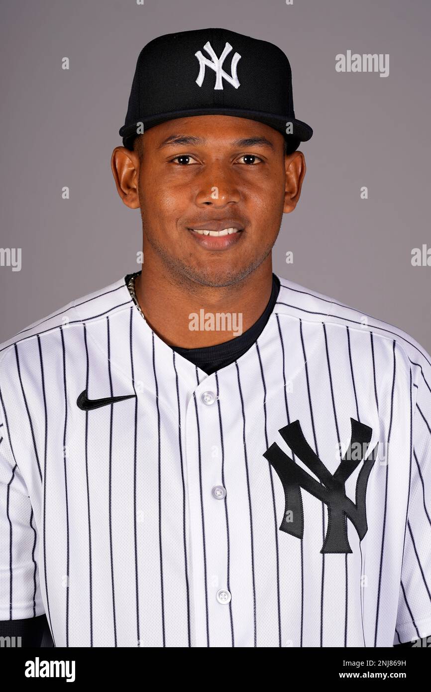 This is a 2023 photo of Jhony Brito of the New York Yankees