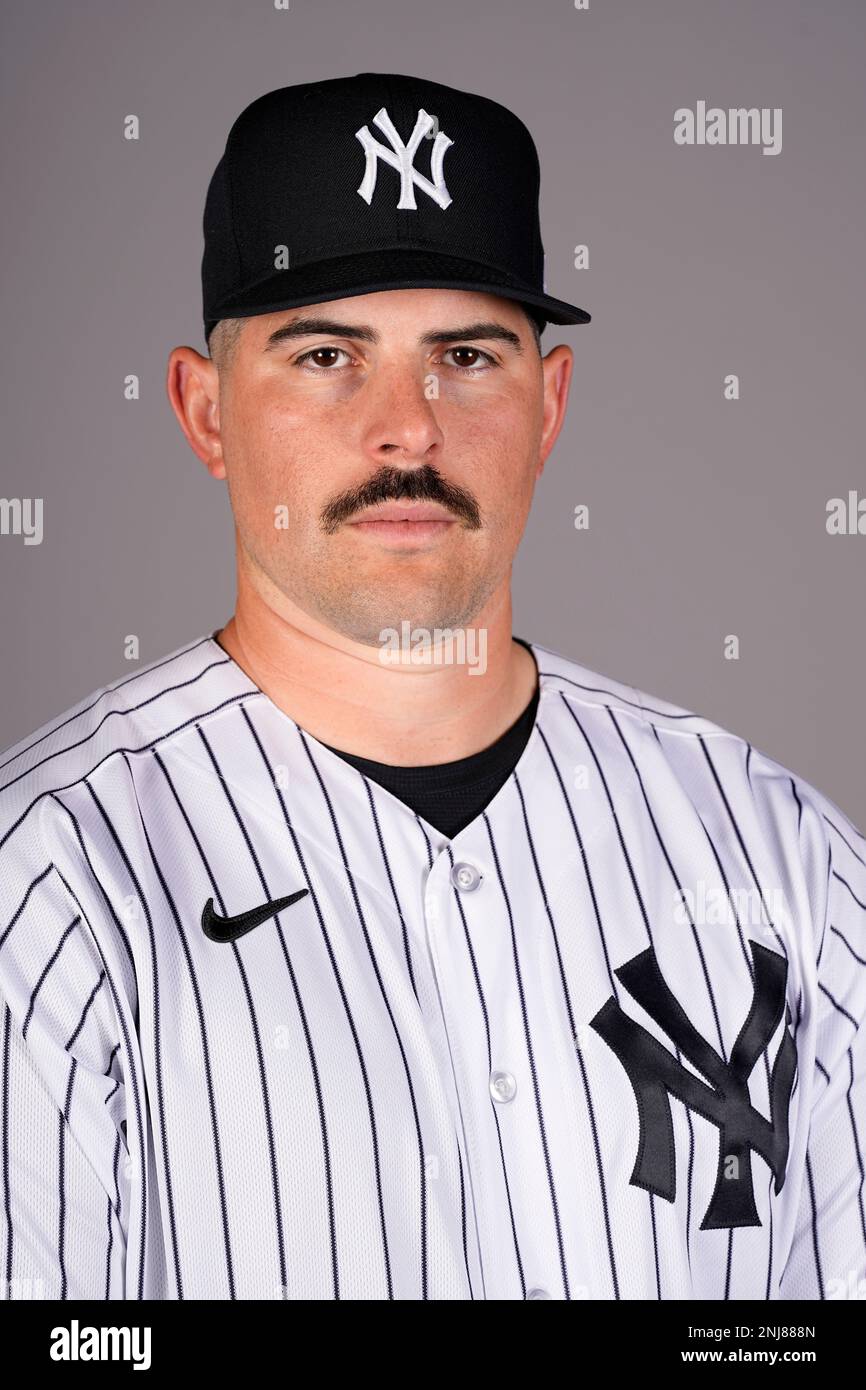 This is a 2023 photo of Carlos Rodon of the New York Yankees baseball team.  This image reflects the Yankees active roster as of Wednesday, Feb. 22,  2023, when this image was
