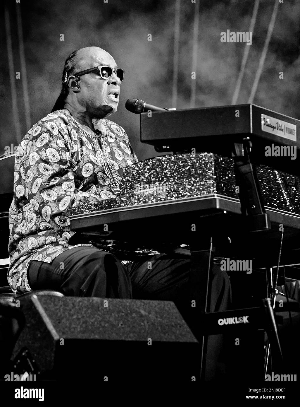Stevie Wonder Performing at the Life Is Beautiful Festival in Downtown