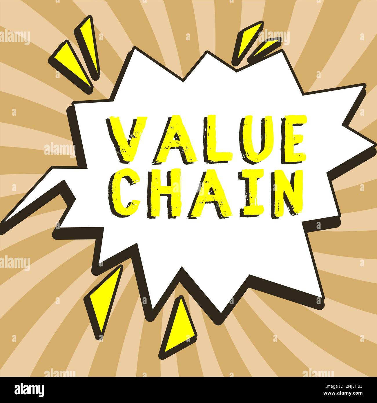 Hand writing sign Value Chain. Word for Business manufacturing process ...