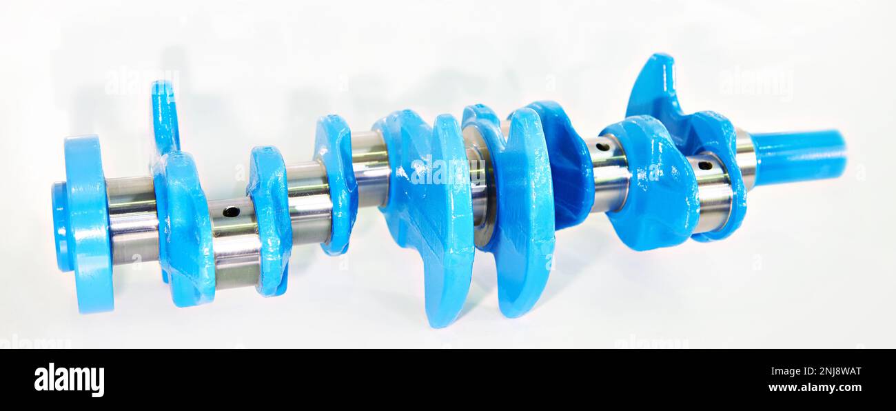 Crankshaft on display in store Stock Photo Alamy