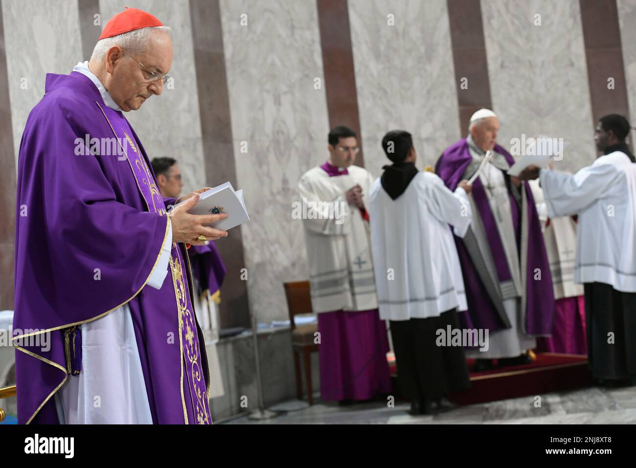 Rome, Rome. 22nd Feb, 2023. Italy, Rome, 2023/2/22. Pope Francis