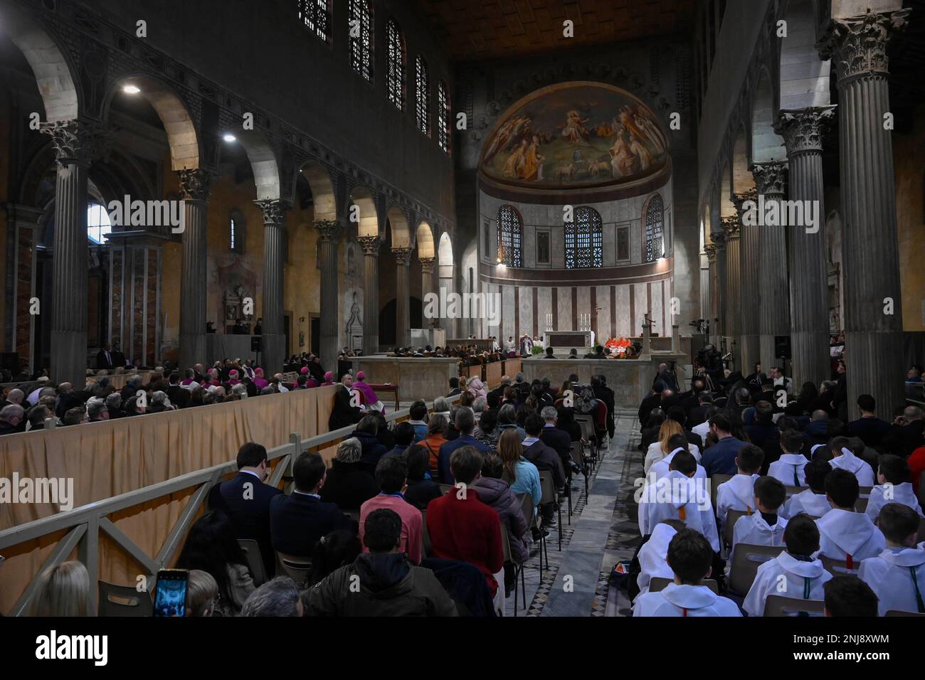 Rome, Rome. 22nd Feb, 2023. Italy, Rome, 2023/2/22. Pope Francis