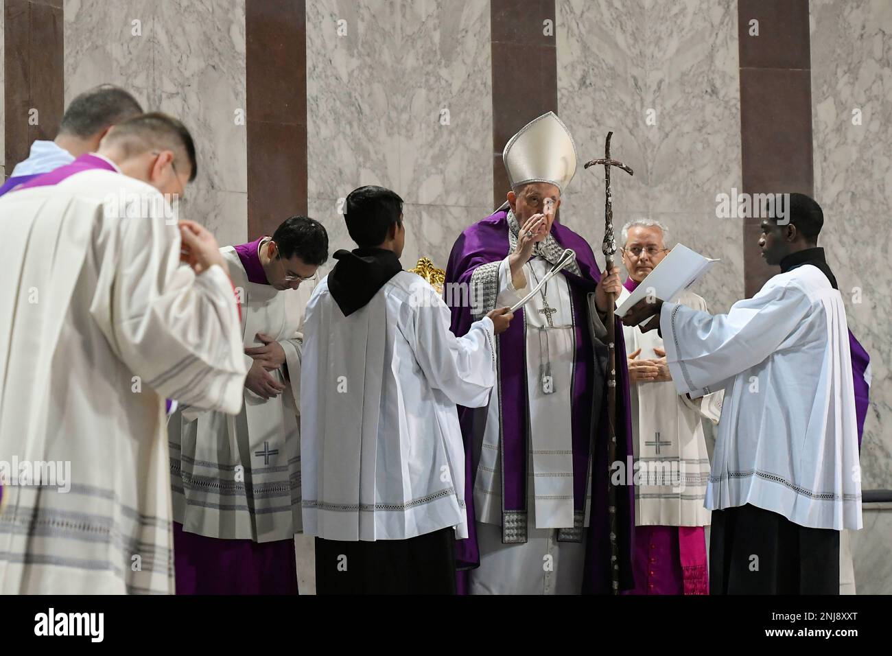 Rome, Rome. 22nd Feb, 2023. Italy, Rome, 2023/2/22. Pope Francis
