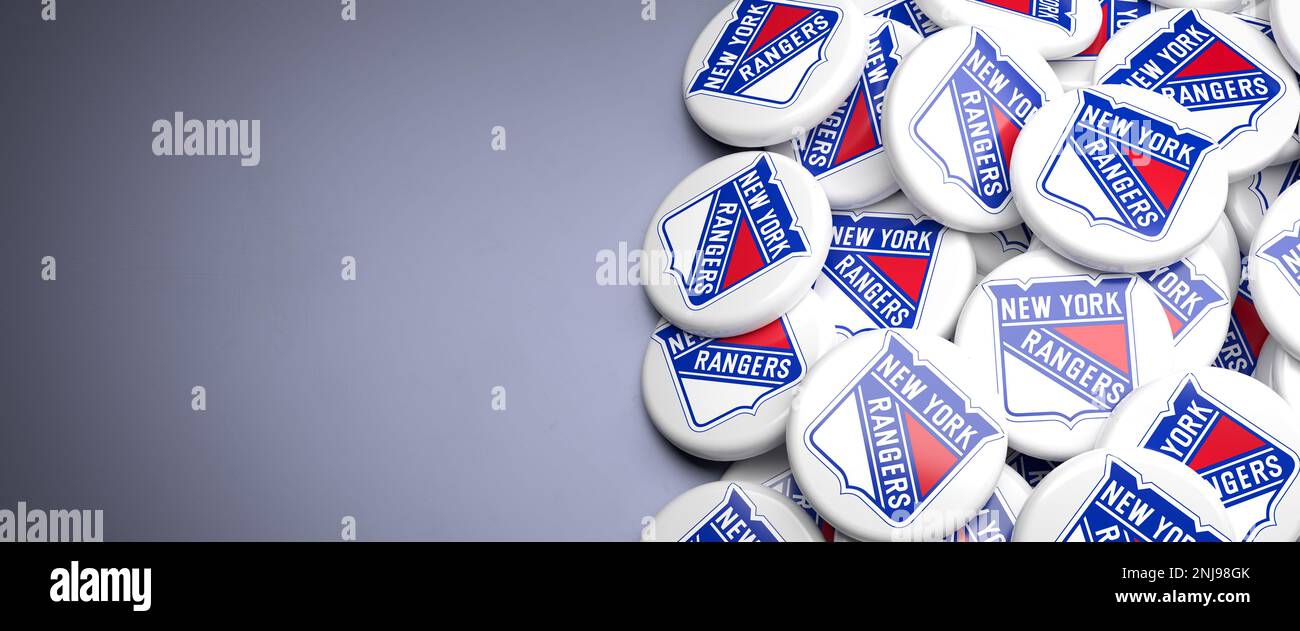New york rangers logo hi-res stock photography and images - Alamy