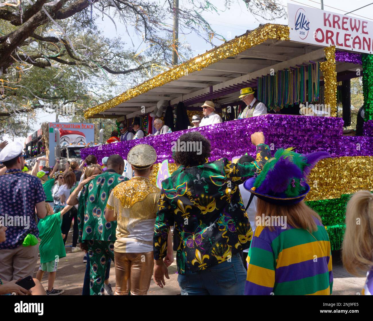 mardi gras day truck parade