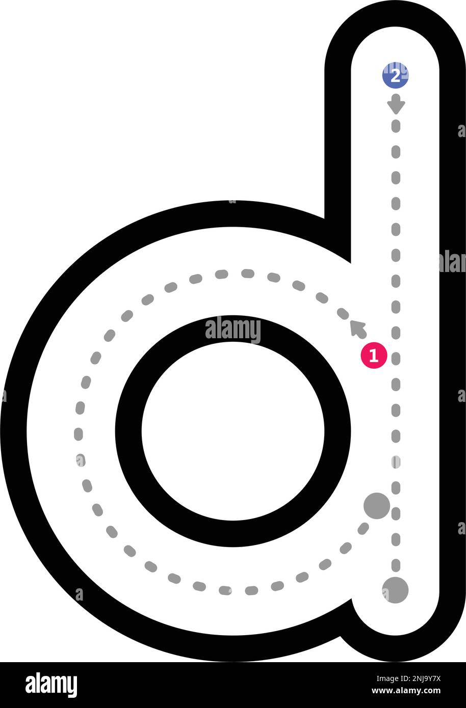 Fancy Lowercase D