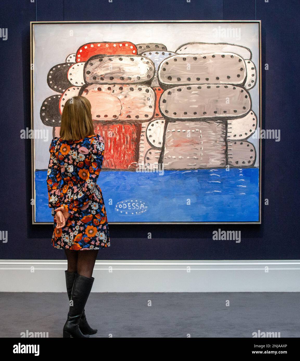 London, England, UK. 22nd Feb, 2023. Philip Guston, Odessa, Â£23m, is