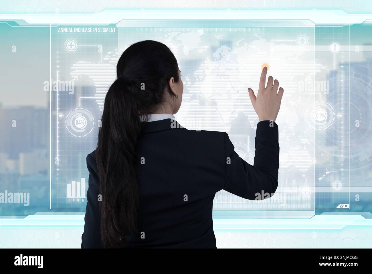 future-technology-with-holographic-interface-futuristic-business-woman