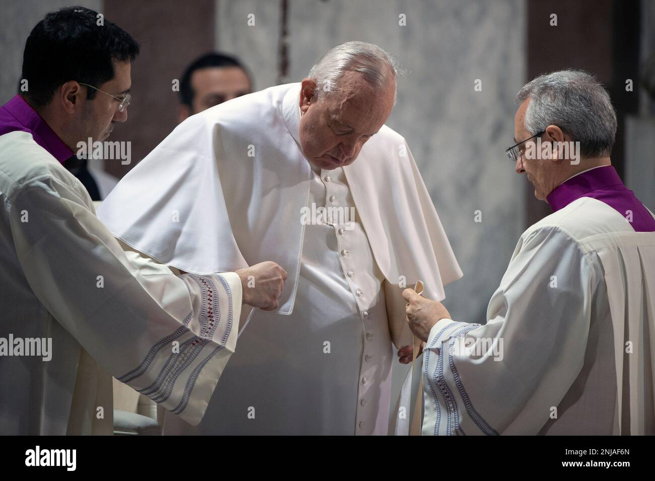 Rome, Rome. 22nd Feb, 2023. Italy, Rome, 2023/2/22. Pope Francis