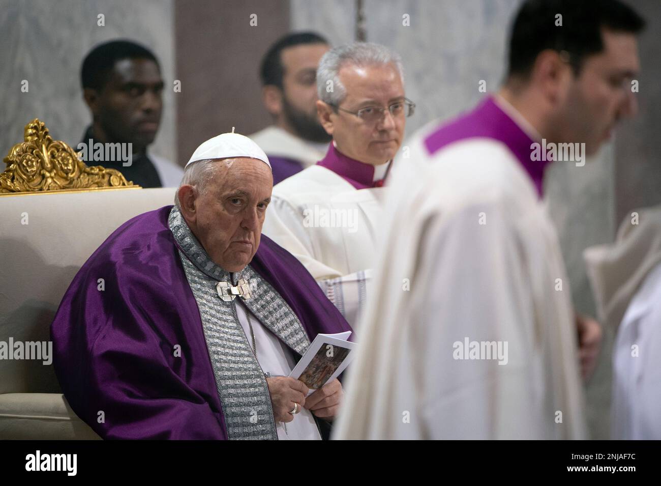 Rome, Rome. 22nd Feb, 2023. Italy, Rome, 2023/2/22. Pope Francis
