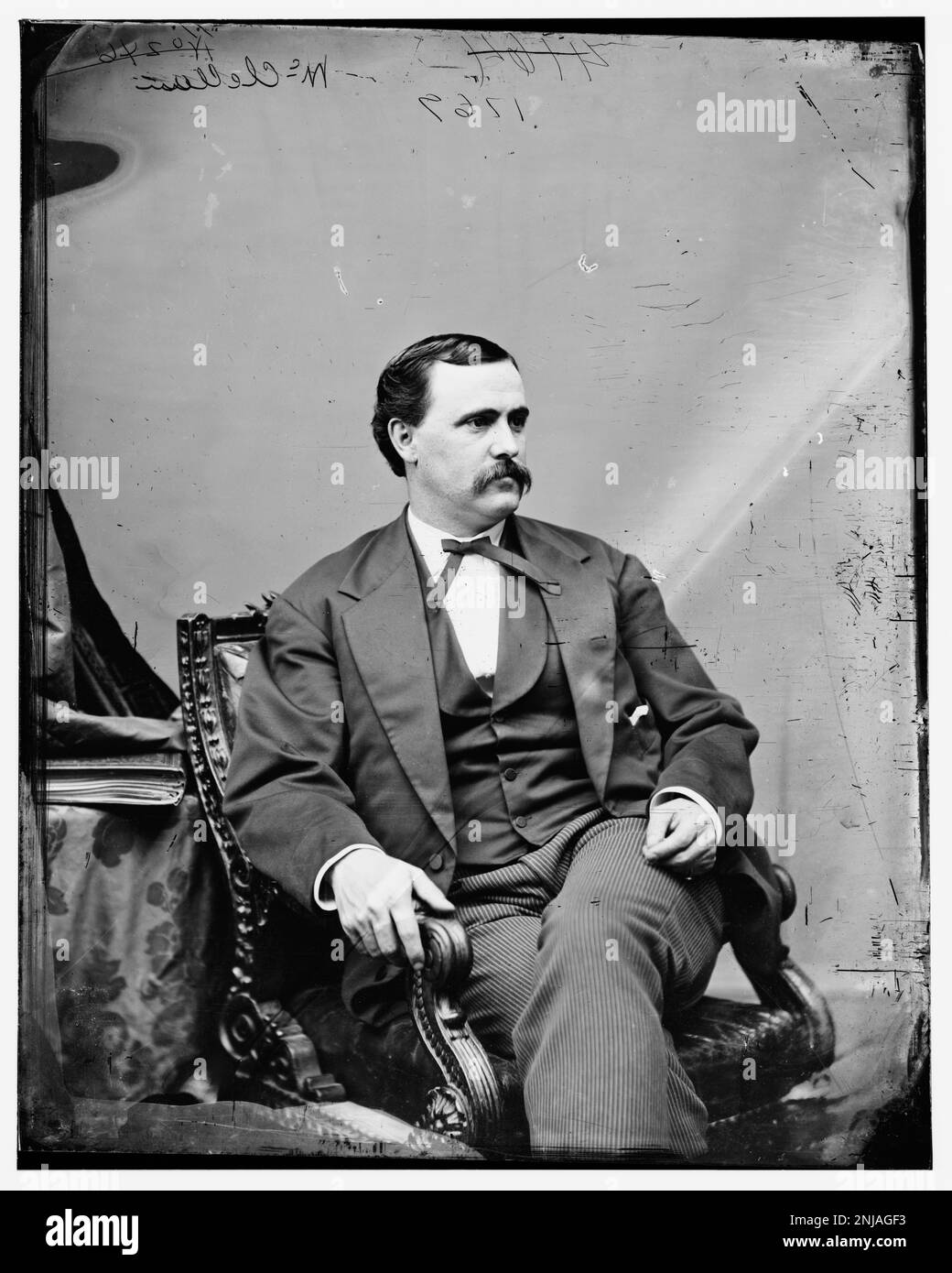 Portrait of General George McClellan, from the Library of Congress ...