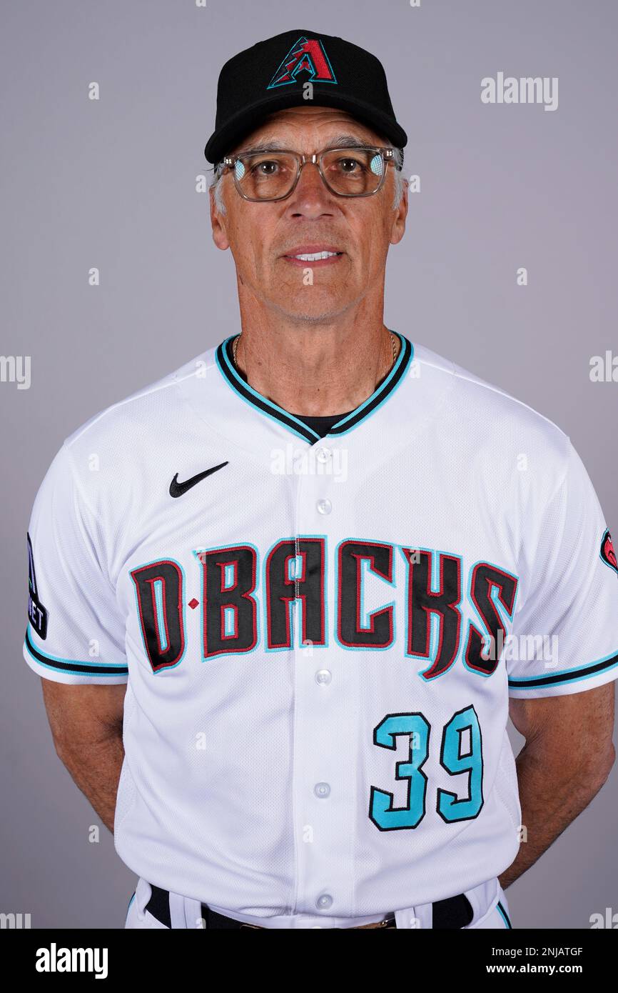 This is a 2023 photo of Arizona Diamondbacks first base coach Dave
