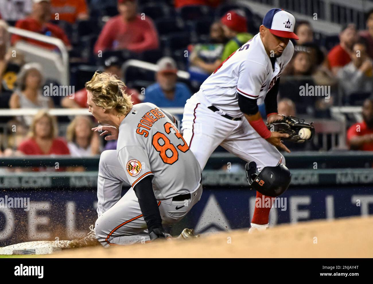 This is a 2023 photo of left fielder Kyle Stowers of the Orioles baseball  team. This image reflects the Orioles active roster as of Thursday, Feb.  23, 2023, in Sarasota, Fla., when