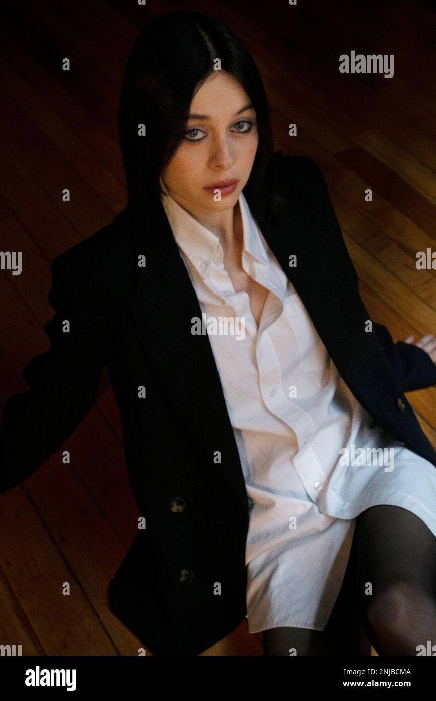 Actor Amanda Fix poses for a photo as she promotes the film "North of