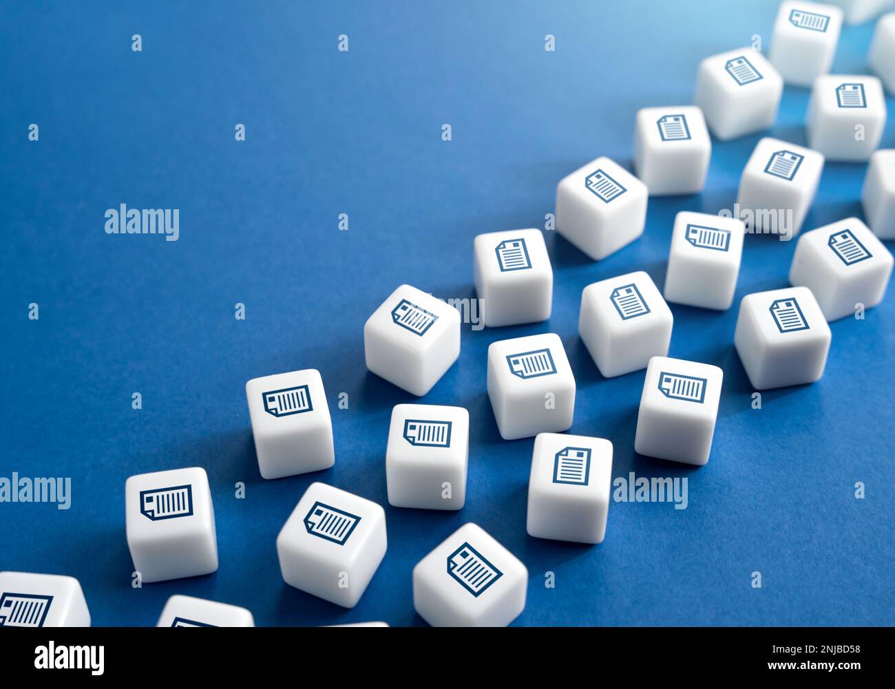 The flow of personal data and secret documents. Collection and analysis of information. Systematization and optimization of information. Paper work an Stock Photo