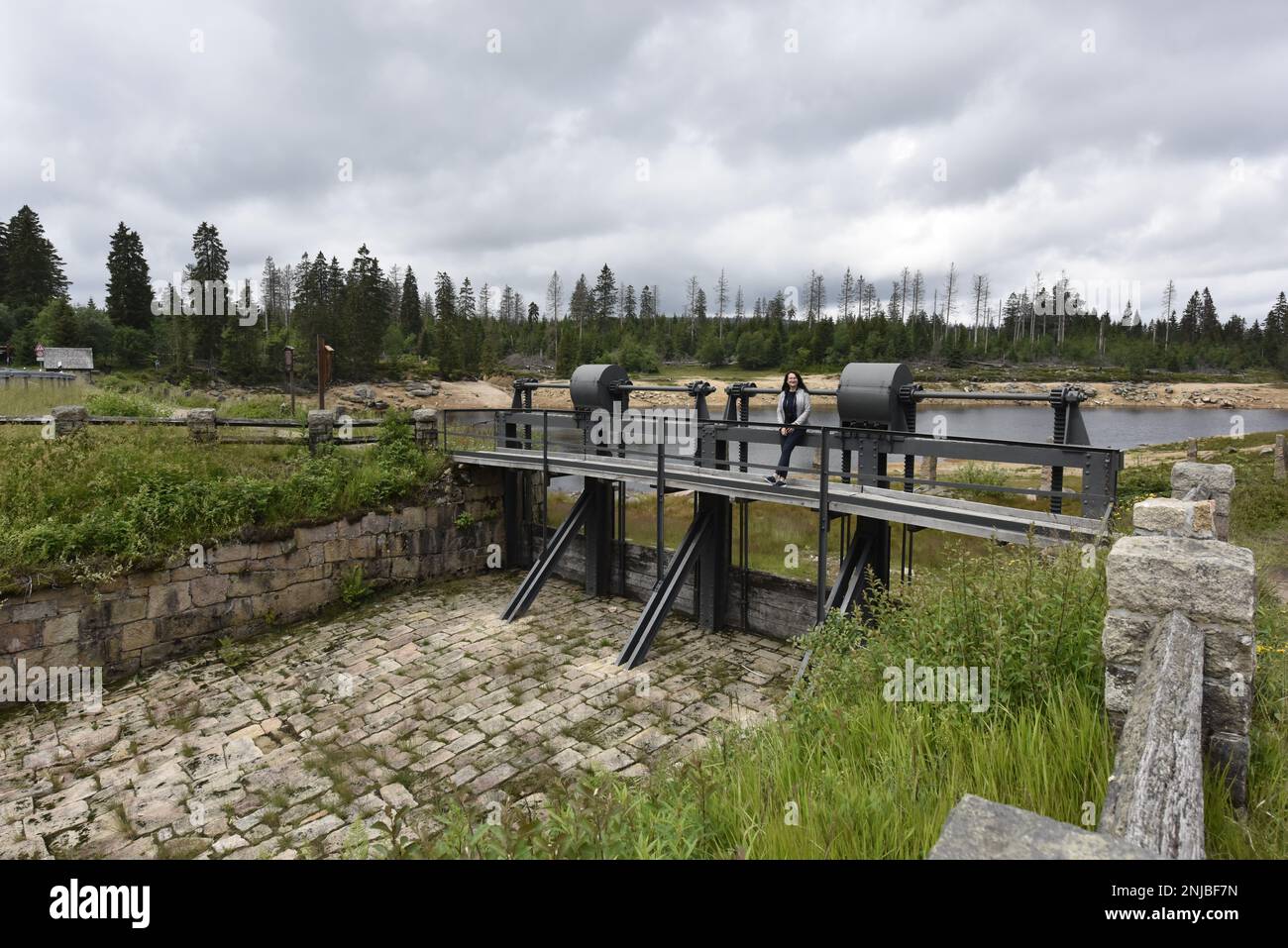 Die Verlobungsinsel im Okertal im Harz Stock Photo Alamy