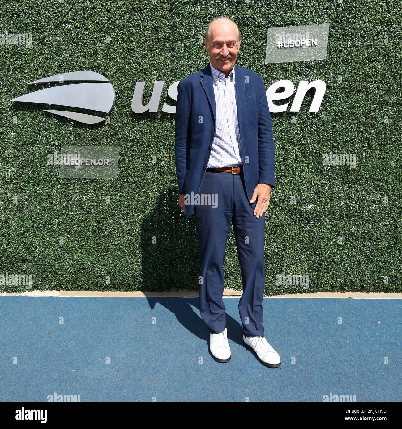 Stan Open Tennis Legend, Stan Smith during a mixed doubles championship match at ...