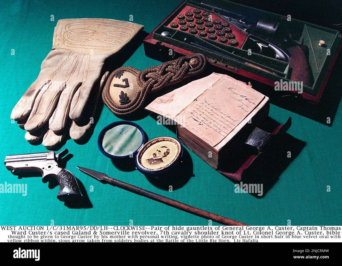 PERSONAL EFFECTS OF CUSTER, PART OF A WILD WEST MEMORABILIA