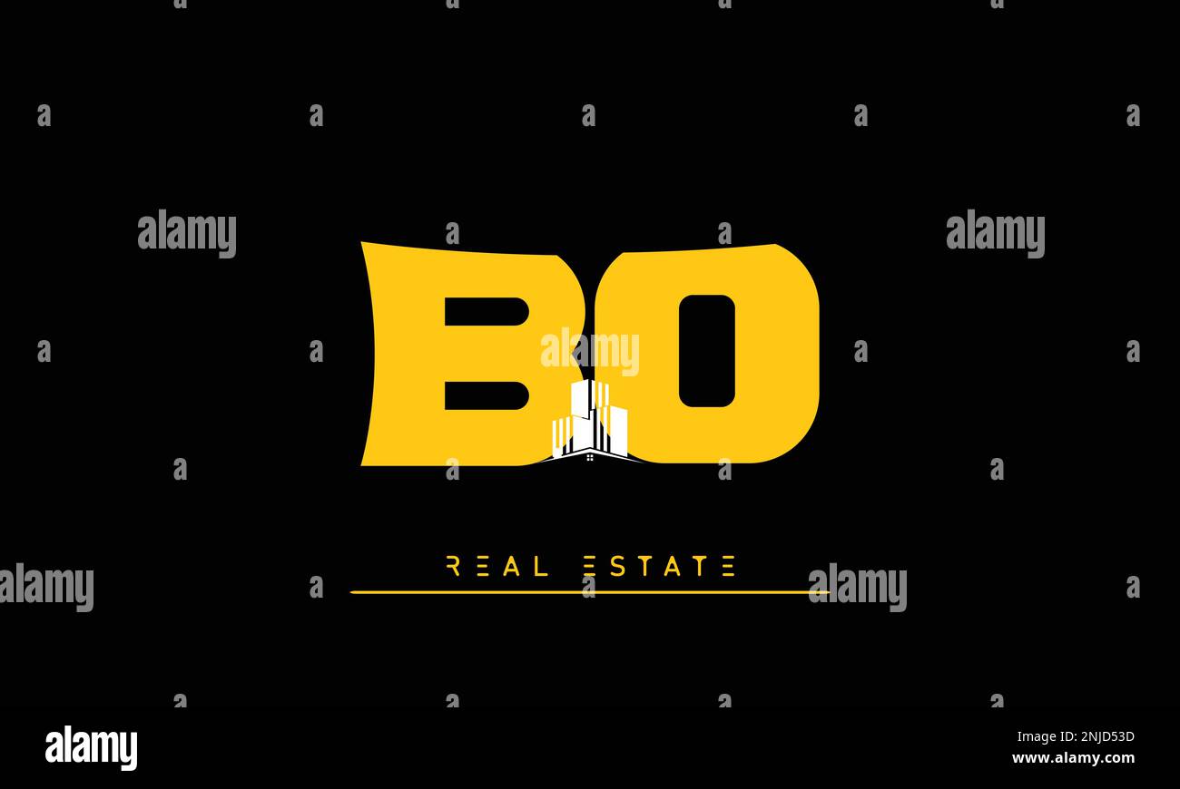 Bo real estate logo hires stock photography and images Alamy