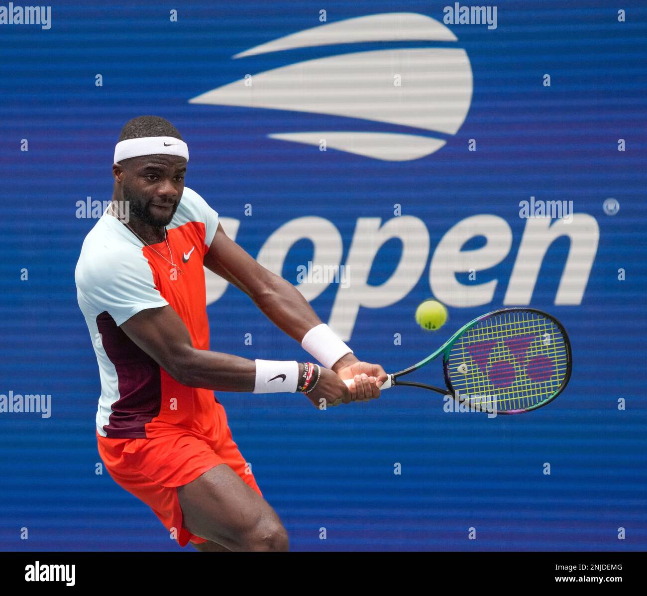 September 5, 2022 Frances Tiafoe (USA) defeated Rafael Nadal (ESP) 6-4, 4-6, 6-3, at the US Open being played at Billie Jean King Ntional Tennis Center in Flushing, Queens, New York /
