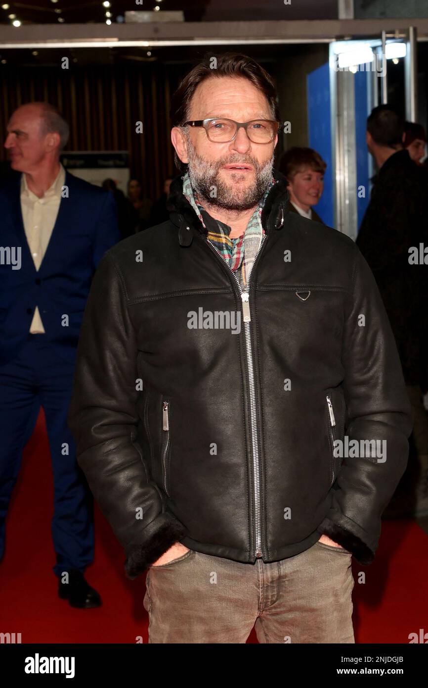 Berlin, Germany. 22nd Feb, 2023. Actor Thomas Kretschmann arrives on the red carpet for the premiere of the film "Infinity Pool", which is screening in the Berlinale Special section of the Berlinale. The 73rd International Film Festival will take place in Berlin from Feb. 16-26, 2023. Credit: Jörg Carstensen/dpa/Alamy Live News Stock Photo