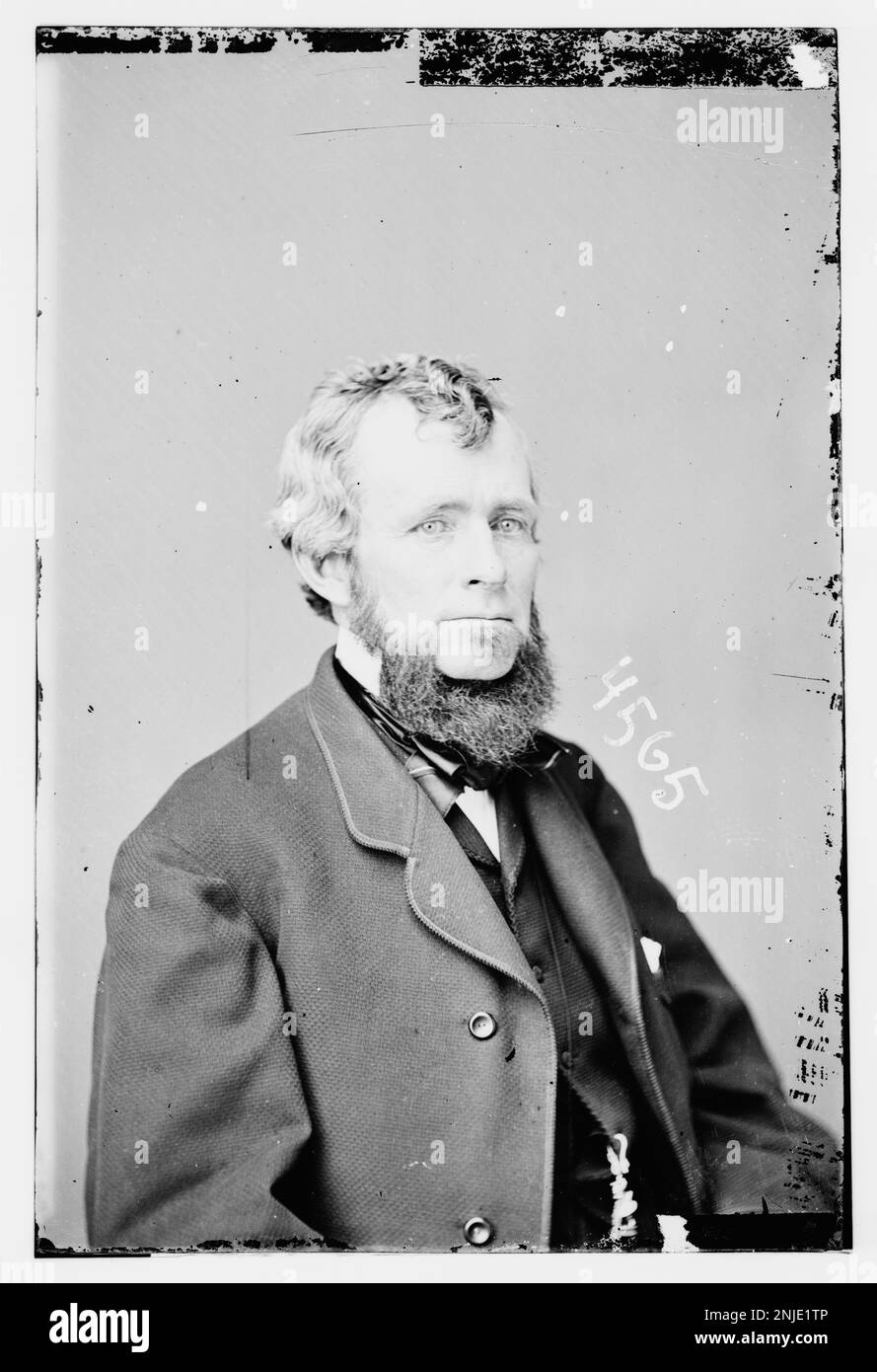 Geo Riddle Portrait of Hon. Geo. Read Riddle, a political figure, featured in the ...