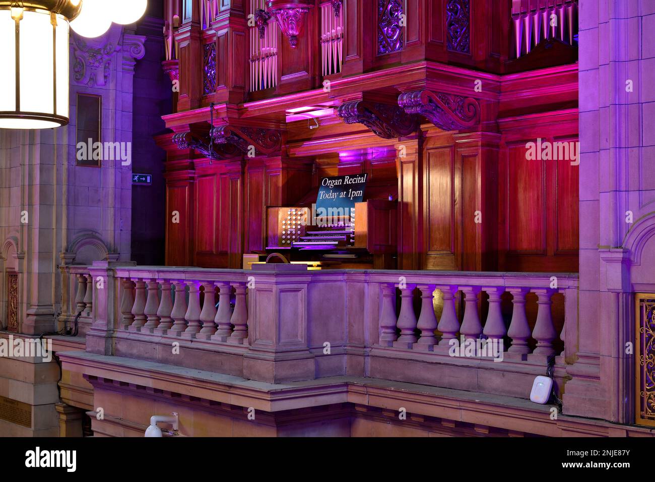The organ at Kelvingrove Museum Stock Photo Alamy