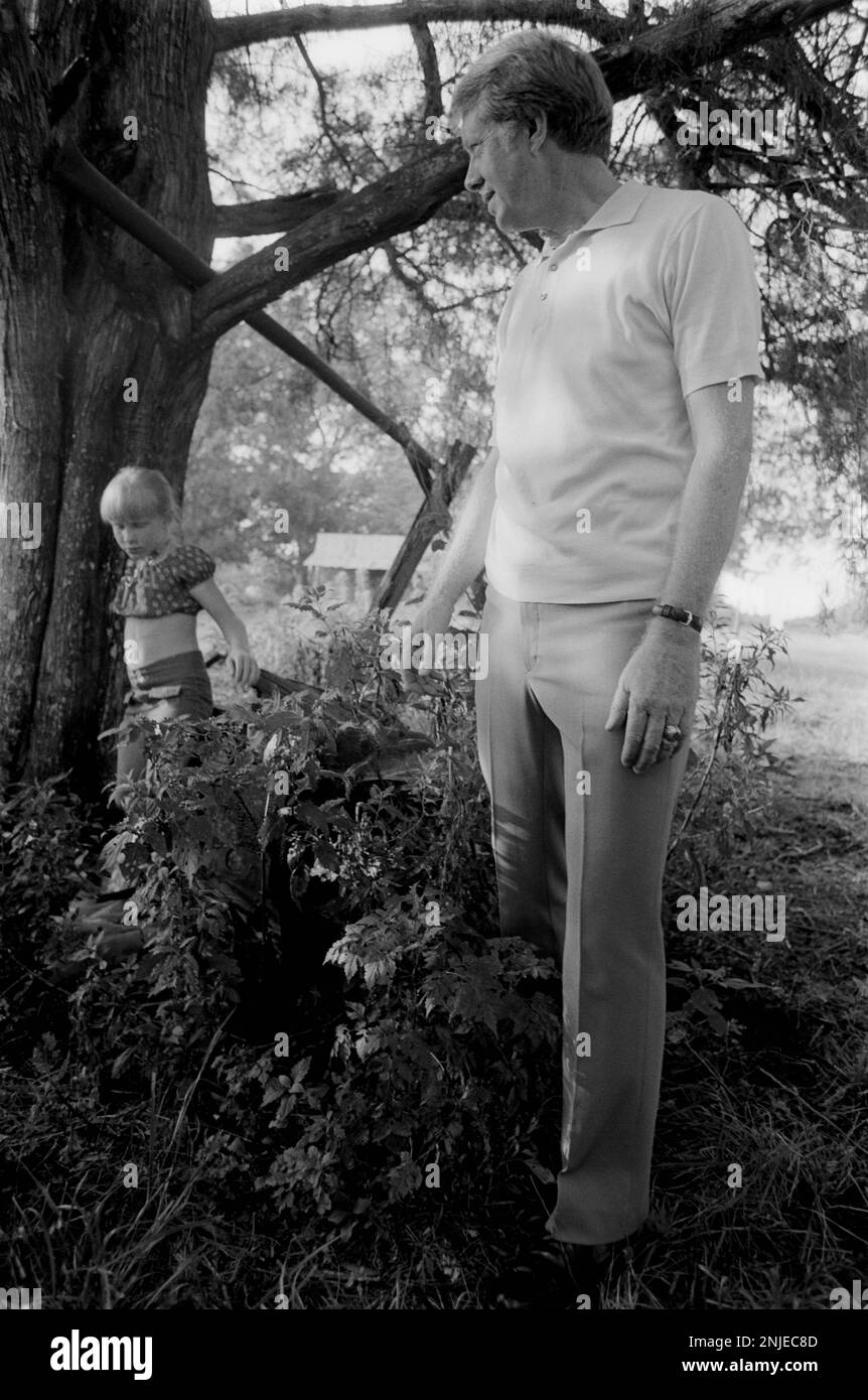 1976 Democratic Presidential Candidate Jimmy Carter On His Farm In