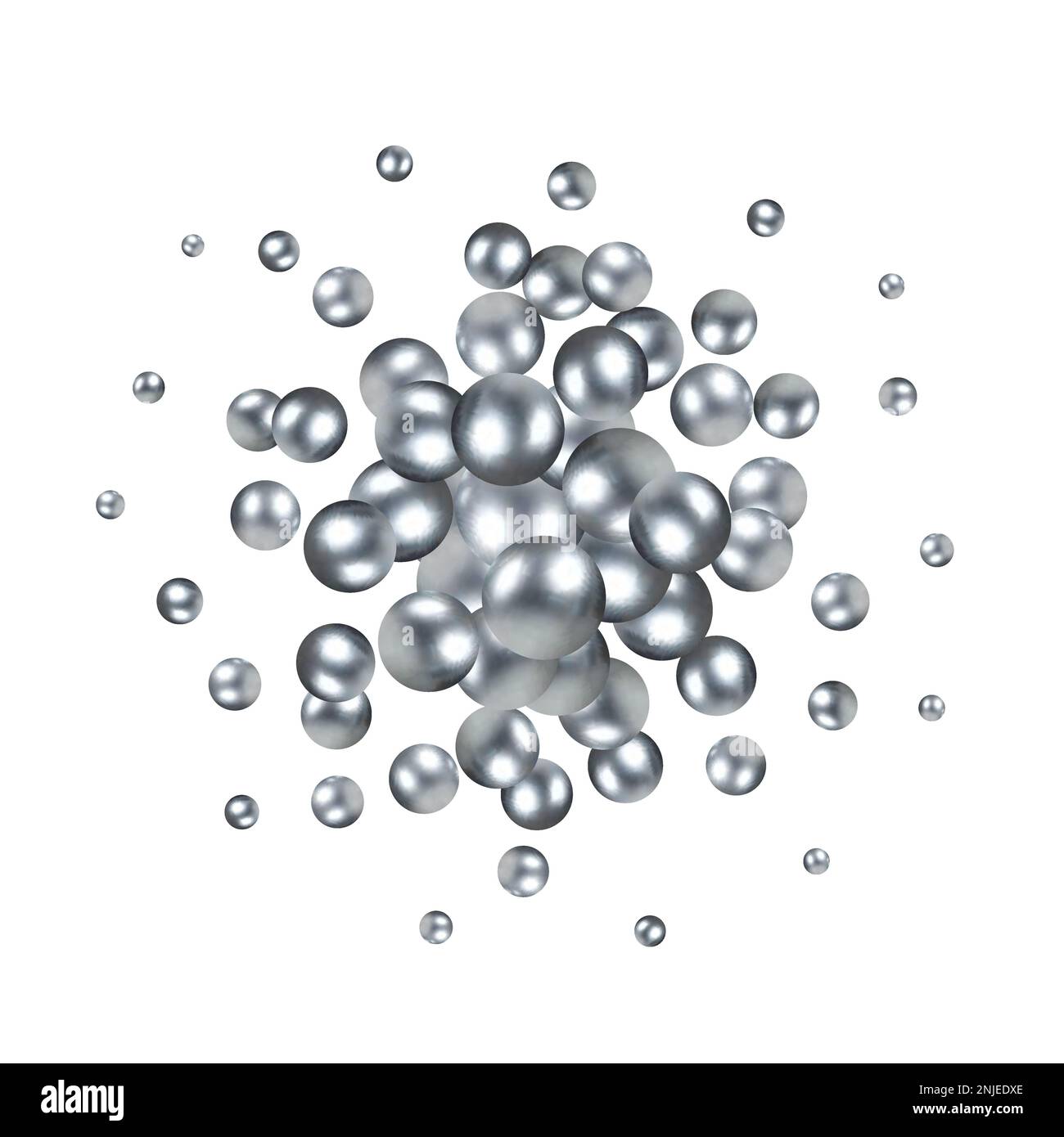 Colored pearls. Abstract vector background Stock Photo - Alamy