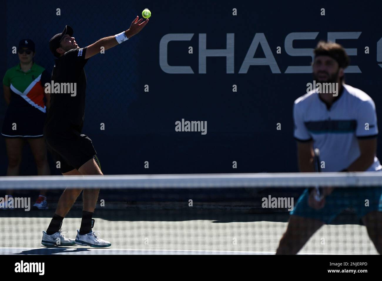 Nikoloz Basilashvili and Hans Hach Verdugo during a men's doubles match at  the 2022 US Open, Thursday, Sep. 1, 2022 in Flushing, NY. (Andrew Ong/USTA  via AP Stock Photo - Alamy