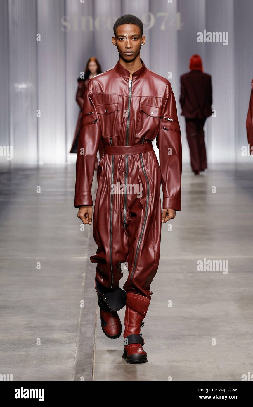 Milan, Italien. 22nd Feb, 2023. ICEBERG FallWinter 20232024 Runway