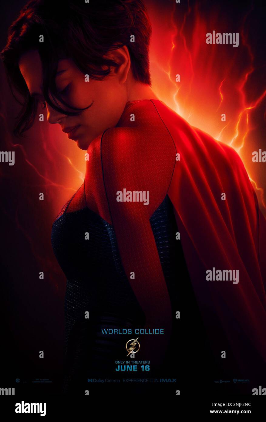 THE FLASH, US character poster, Sasha Calle as Supergirl, 2023. © Warner Bros. / Courtesy