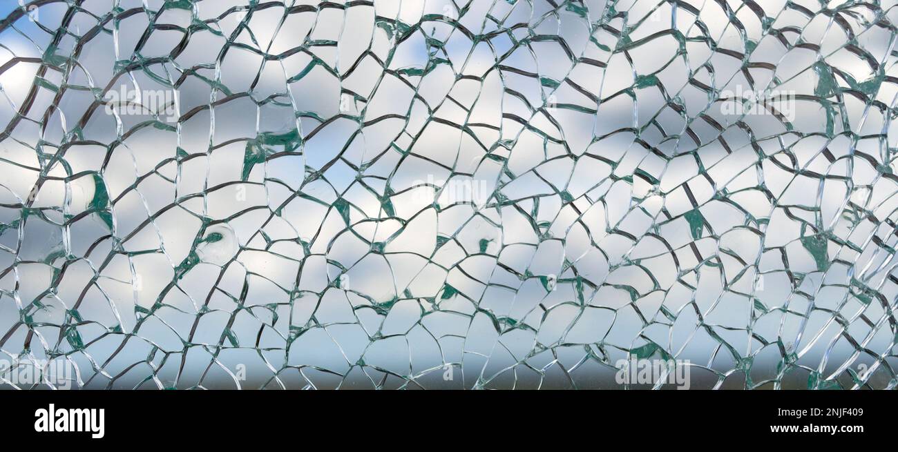 Useful texture overlay. A broken glass on. with many sharp shards